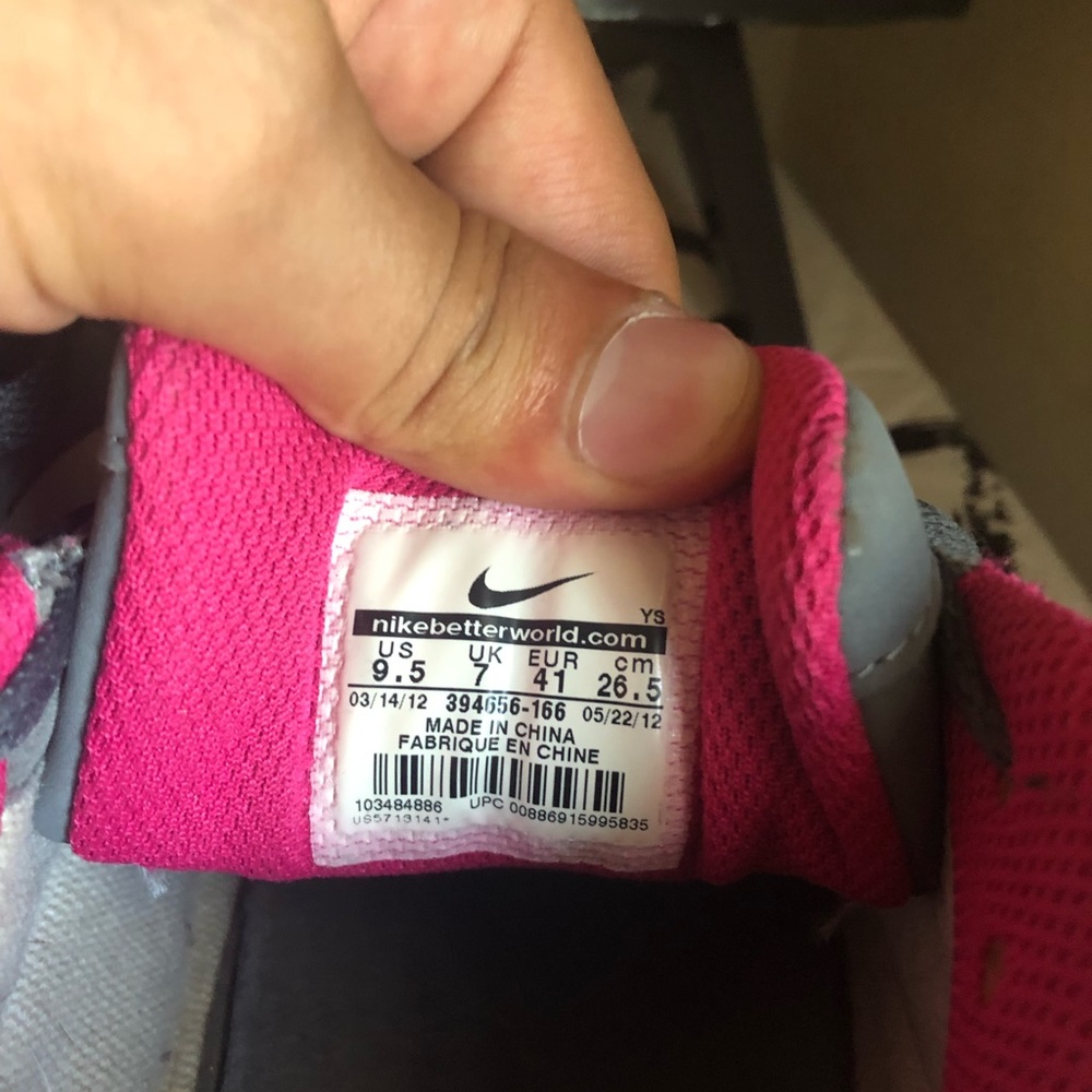 Nike Air Prestige 3 Shoes Gray Pink Skate Sneakers Lake Up Womens Size 9.5